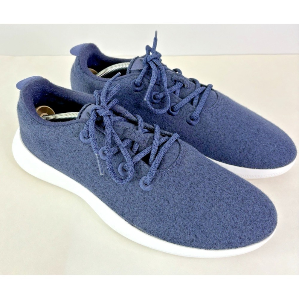 Allbirds Wool Runner WR Mizzle Mens Size 11 Blue Running Shoes Sneakers‎